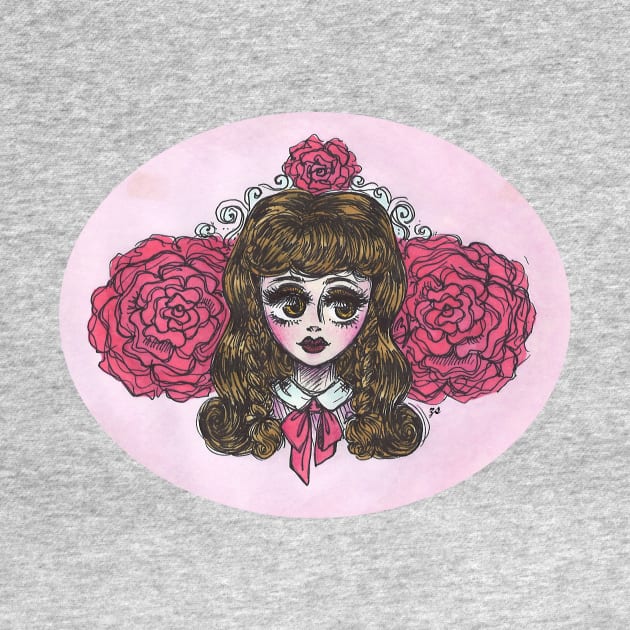 Girl & Roses by xxeennaa